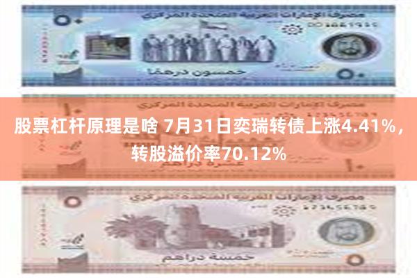 股票杠杆原理是啥 7月31日奕瑞转债上涨4.41%，转股溢价率70.12%