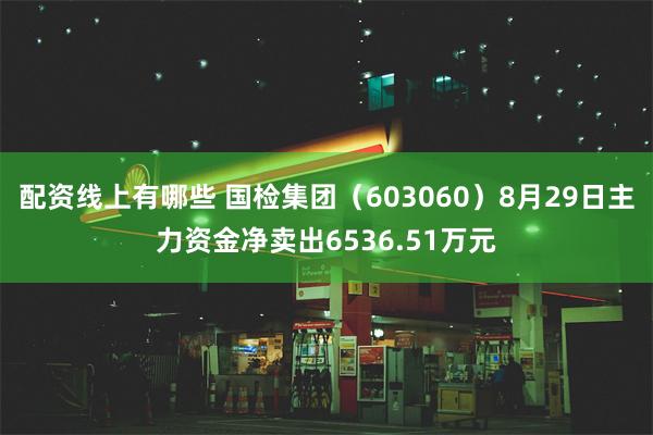 配资线上有哪些 国检集团（603060）8月29日主力资金净卖出6536.51万元