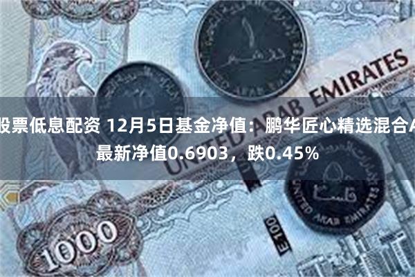 股票低息配资 12月5日基金净值：鹏华匠心精选混合A最新净值0.6903，跌0.45%